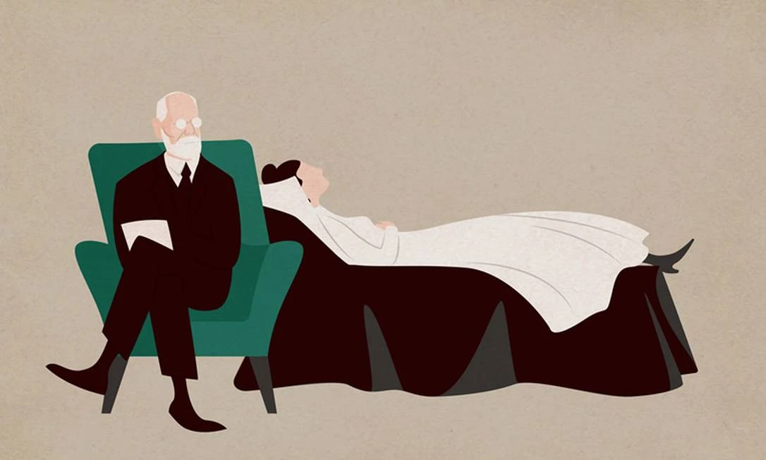 Sigmund Freud Sessão de Psicoterapia